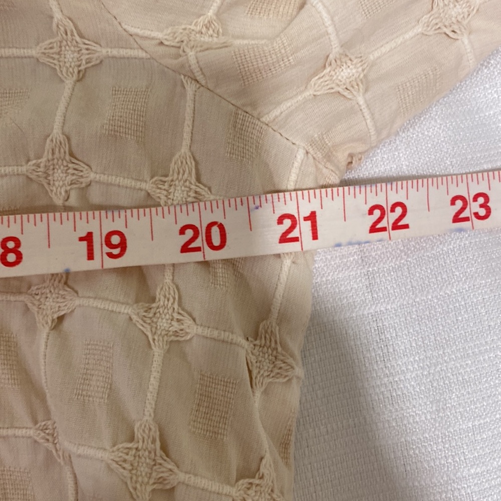 Focus Ivory Textured Button Front Top/Jacket - Picture 7 of 9